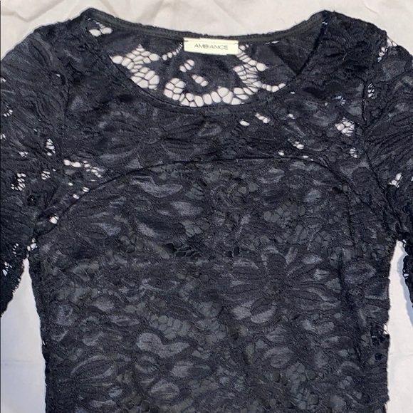 ⚫️ BLACK AMBIANCE MINI DRESS - Picture 2 of 5